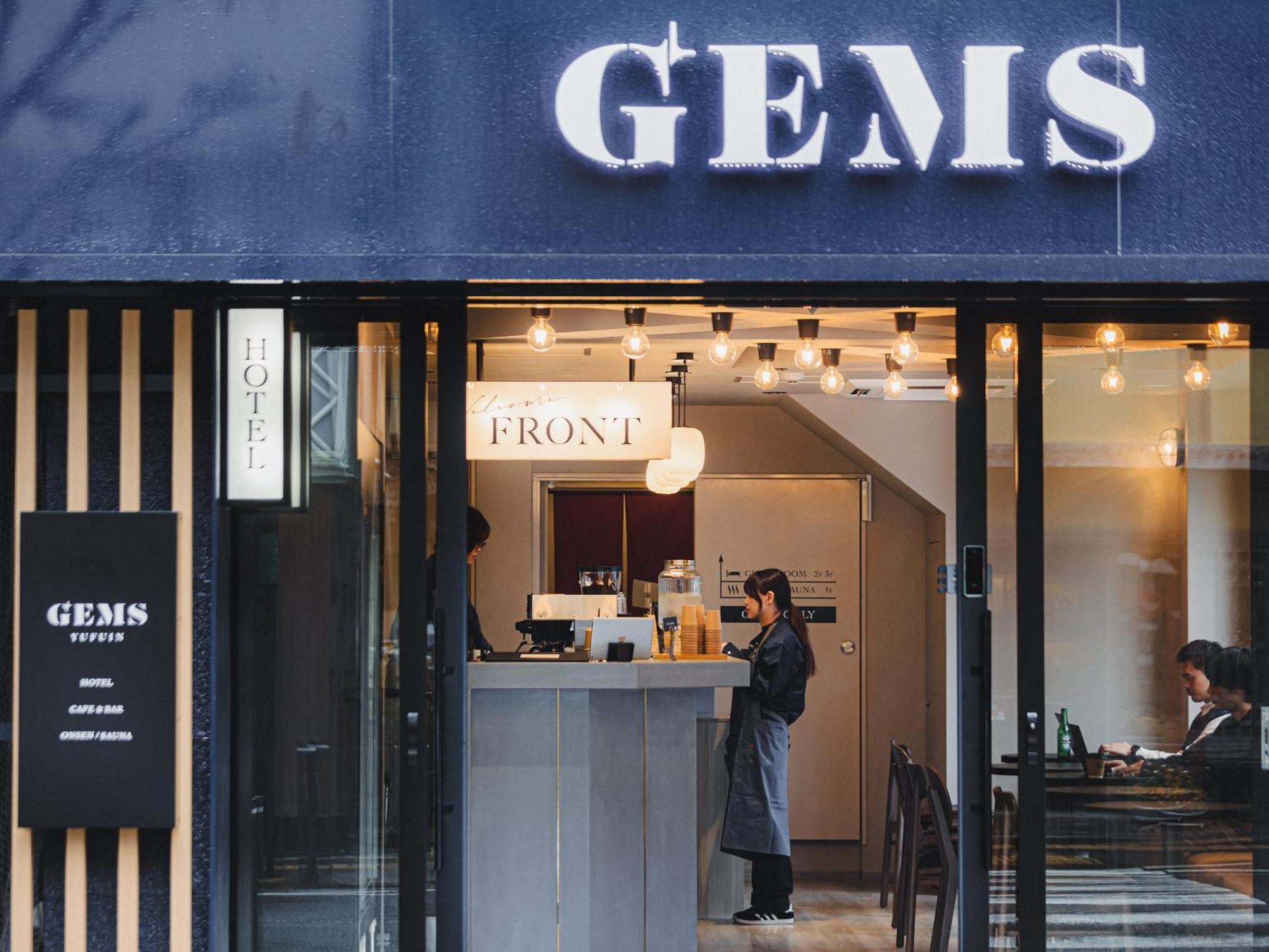 Gems Yufuin Hotel And Spa Cafe Bar Eksteriør billede
